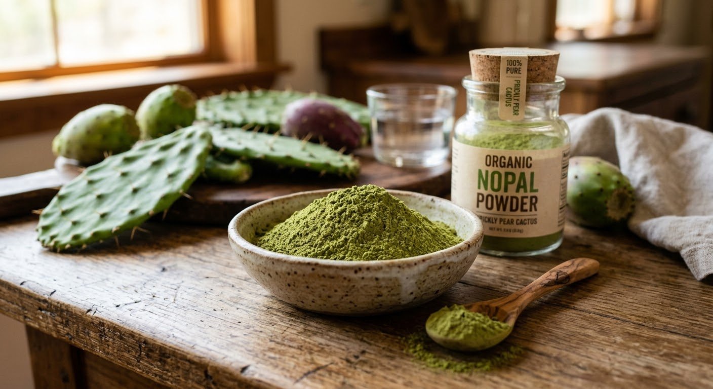 Nopal Powder (Prickly Pear Cactus) – 100% Pure - Earth's Fuel