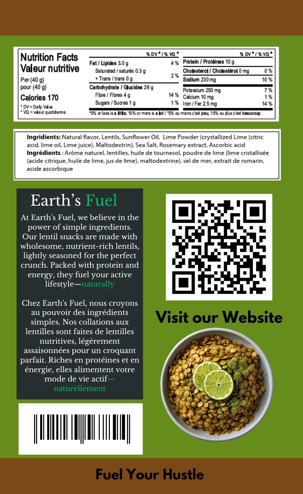 The Lime Rush Protein Power Crunch: 35g of Protein (Topper) - Earth's Fuel