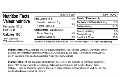 Earth's Fuel - Cheesy Jalapeño Power Pack (6x40g) - Earth's Fuel